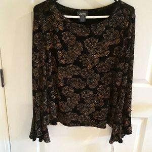 Fancy long sleeve pullover top